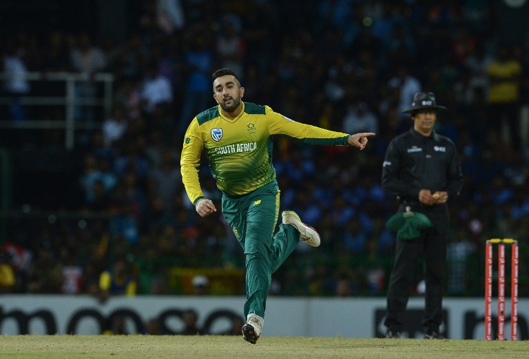 South Africa's Tabraiz Shamsi