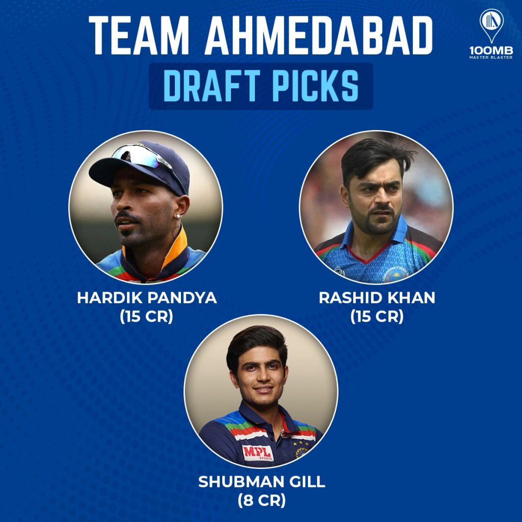 IPL 2022: Ahmedabad team confirms their draft picks